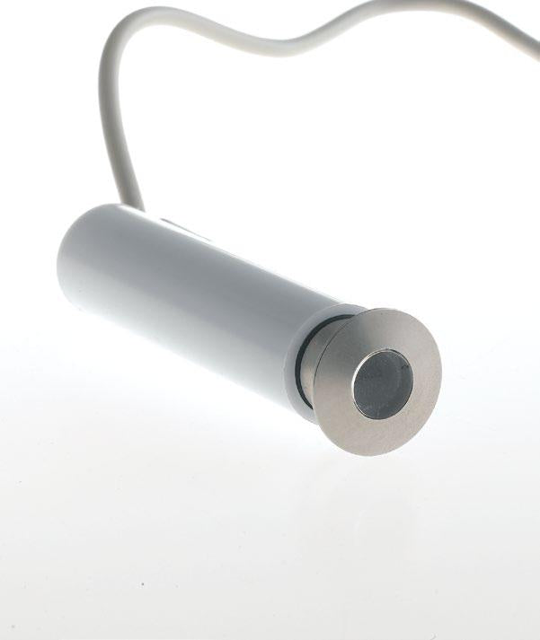 Lampă de ghidare încastrată IP67 din aluminiu finisaj nichel LED integrat 3000-4000°k tensiune constantă 12-24V 1W 85LM